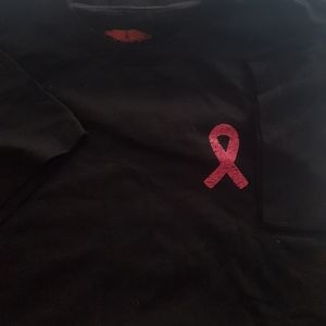 Breast Cancer American Flag Tees